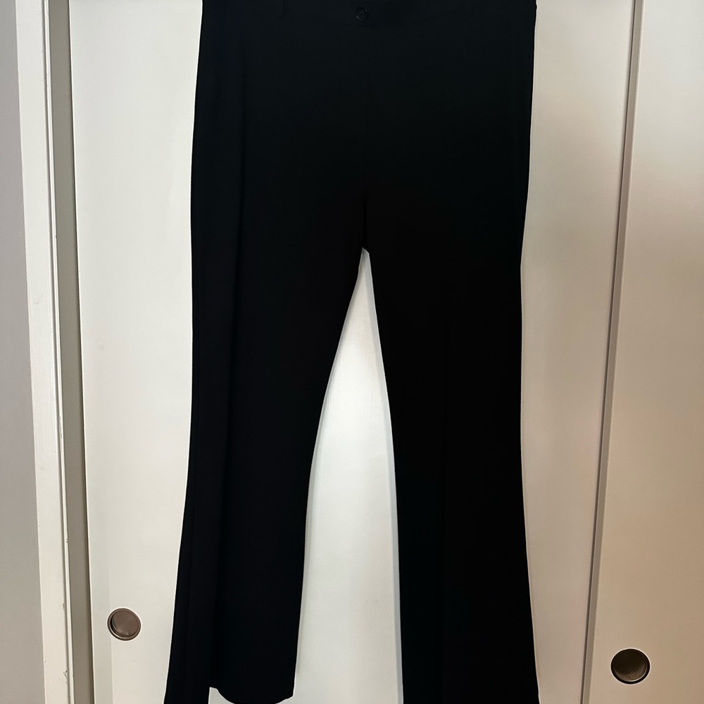 Betabrand Black Wide Leg Pants